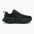 Women's running shoes HOKA Bondi 8 black/black 2