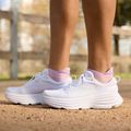 Women's running shoes HOKA Bondi 8 white/white 10