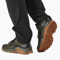 Men's trekking boots Salomon X Reveal Chukka CSWP 2 green L41763000 16