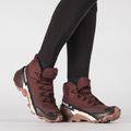 Women's trekking shoes Salomon Cross Hike MID GTX 2 bitter chocolate/ mocha mousse 10