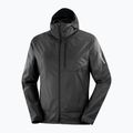 Men's running jacket Salomon Cross Wind deep black 4
