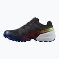 Men's running shoes Salomon Speedcross 6 GTX black/surf the web/safety yellow 3