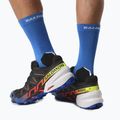 Men's running shoes Salomon Speedcross 6 GTX black/surf the web/safety yellow 5