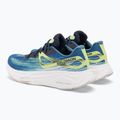 Men's running shoes Salomon Aero Glide blue ashes/dark sapphire/sunny lime 3
