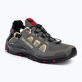 Menʼs hiking shoes Salomon Techamphibian 5 pewter/moth/fiery red