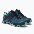 Women's trekking boots Salomon X Ultra 4 GTX navy blue L47352900 4