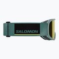 Salomon Lumi Flash atlantic blues/flash yellow children's ski goggles 7