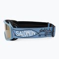 Salomon Rio Jr children's ski goggles smoke blue/flash gold 4