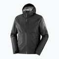 Men's Salomon Bonatti Waterproof deep black running jacket 9