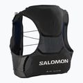 Running vest Salomon S/Lab Pulsar with 3 Flasks black/white 2