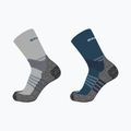 Salomon X Ultra Access Crew 2 pairs quarry/stargazer trekking socks 6