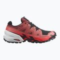 Men's running shoes Salomon Spikecross 6 GTX cow hide/black/neon flame 8