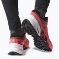 Men's running shoes Salomon Spikecross 6 GTX cow hide/black/neon flame 14