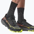 Salomon Thundercross men's running shoes black/quiet shade/fiery coral 14