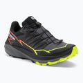 Salomon Thundercross men's running shoes black/quiet shade/fiery coral