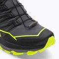 Salomon Thundercross men's running shoes black/quiet shade/fiery coral 8