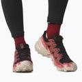 Women's running shoes Salomon Speedcross 6 GTX black/cow hide/faded rose 4