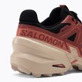 Women's running shoes Salomon Speedcross 6 GTX black/cow hide/faded rose 12