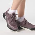 Women's running shoes Salomon Alphacross 5 GTX moonscape/black/white 10