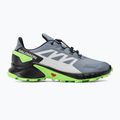 Salomon Supercross 4 men's running shoes flint stone/black/green gecko 2