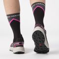 Women's running shoes Salomon Thundercoss GTX black/black/pink 9
