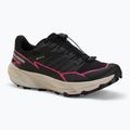 Women's running shoes Salomon Thundercoss GTX black/black/pink