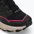 Women's running shoes Salomon Thundercoss GTX black/black/pink 7