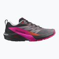 Women's running shoes Salomon Sense Ride 5 plum kitten/black/pink glo 9