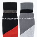 Salomon S/Access ski socks 2 pairs black/beluga 7