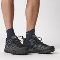 Salomon X Ultra Quarter carbon/stargazer/pearl blue socks 2