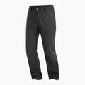 Men's Salomon Outerpath Base deep black rain trousers 7