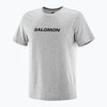 Men's Salomon Logo Performance T-shirt heather grey 3