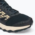 Men's Salomon Wander carbon/india ink/almond buff running shoes 7