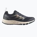 Men's Salomon Wander carbon/india ink/almond buff running shoes 9