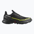 Men's running shoes Salomon Alphacross 5 GTX black/peat/sulphur spring 9