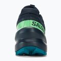 Men's Salomon Speedcross 6 carbon/tahitian tide/white running shoes 7