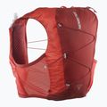 Salomon Active Skin 8 set red dahlia/high risk running vest 2