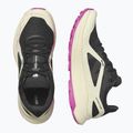 Salomon Ultra Flow women's running shoes black/transparent yellow/rose violet 13