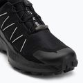 Men's running shoes Salomon Speedcross Peak black/black/glacier gray 7