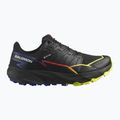 Salomon Thundercross GTX men's running shoes black/surf the web/safety yellow 9