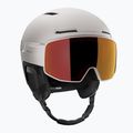 Salomon Driver Prime Sigma Plus ski helmet grey violet/poppy red/ice blue