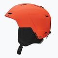 Salomon Pioneer LT cherry tomato ski helmet 3