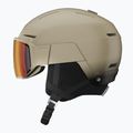 Salomon Osmo Pro Sigma Photo ski helmet light bronze met/black/poppy red 3