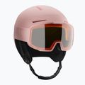 Salomon Osmo ski helmet heavenly pink/black/flash tonic orange