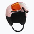 Salomon Osmo ski helmet heavenly pink/black/flash tonic orange 6