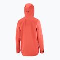 Salomon Outerpath Pro tandoori spice women's rain jacket 7
