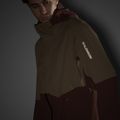Men's Salomon Outerpath Pro rum raisin/shitake rain jacket 9
