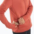Men's Salomon Essential Midwarm Fz tandoori spice trekking sweatshirt 3