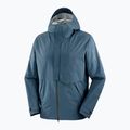 Salomon Outerpath Pro men's rain jacket midnight navy 10