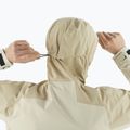 Men's Salomon Outerpath white pepper/rainy day rain jacket 3